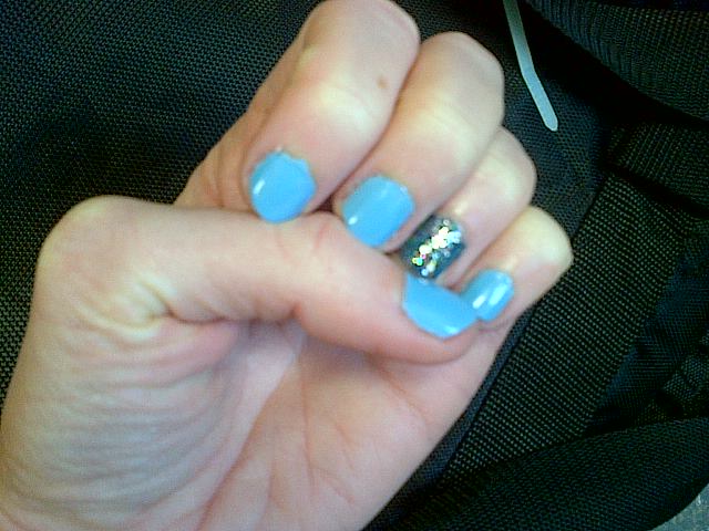 I had to cut and re-paint my nails to keep from going mad.